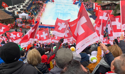 Swiss Ski Handfahnen 2 texspo
