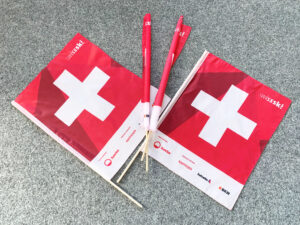 Swiss Ski Handfahnen texspo