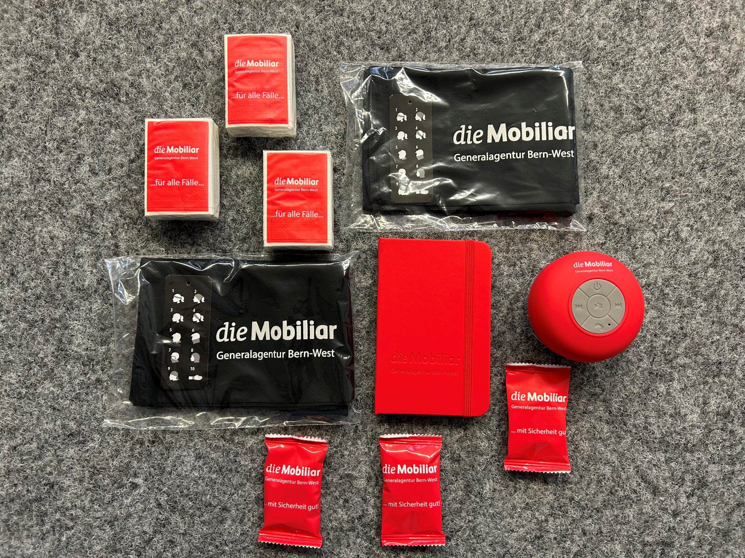 die Mobiliar Kundengeschenke texspo